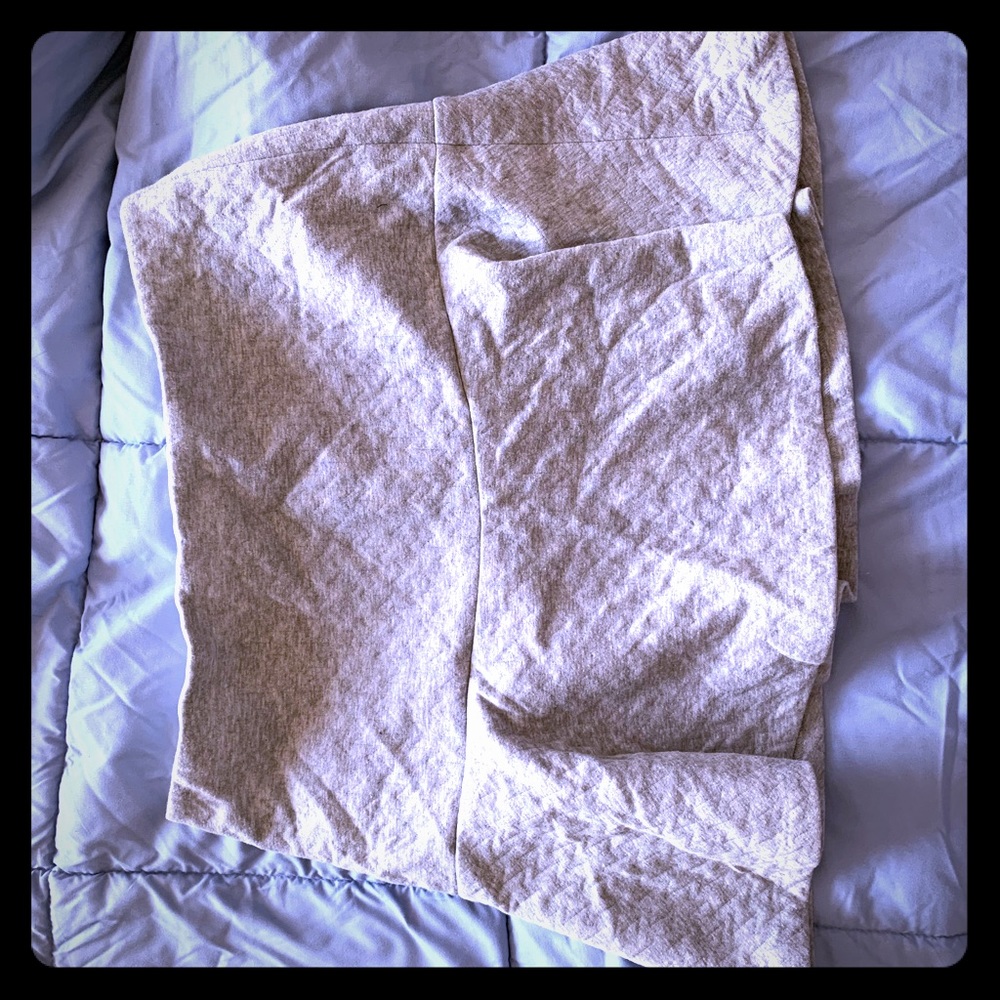 Grey loft mini skirt